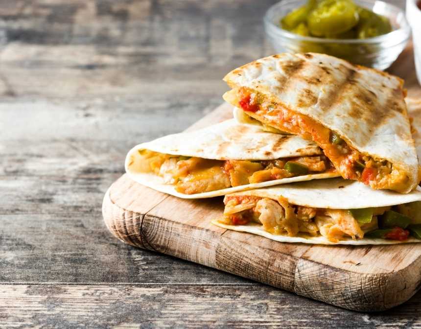 Tavuklu Quesadilla